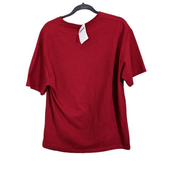 Lucha Libre Retro Mexican Wrestler Wrestling Mens Large Graphic Tee Red Cotton - Picture 3 of 6